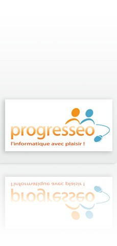 <br />Progresseo (formation informatique  domicile) : cration logo