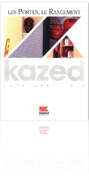 Kazed (rangements, dcoration) : catalogue 100 pages, conception gnrale, conception graphique, <br />conception et direction artistique des prises de vues, mise en pages