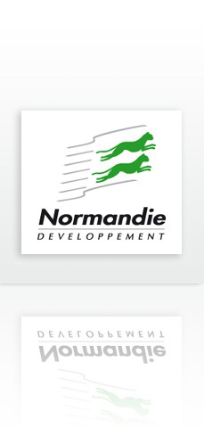 <br />Normandie D�veloppement (aide au d�veloppement �conomique) : image globale, application logo