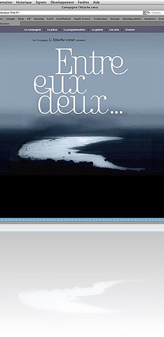 <br />L'Attache-c�ur (troupe th��trale) : conception graphique / r�alisation du site web