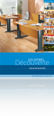 <br />Buronomic (modilier de bureau) :  catalogue promotions, couverture